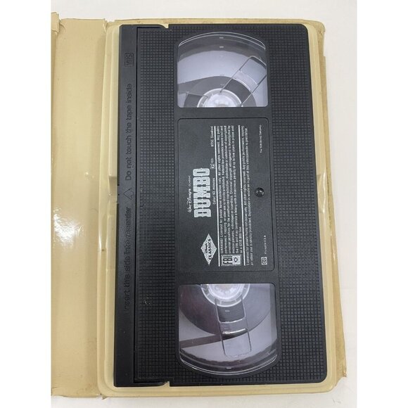 Disney Black Diamond VHS Dumbo 1991 Vintage Classic Animated - Picture 3 of 8